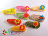 [Haarspange Blume]-[Haarspangen Haarklammer]-[HomeArtist]-[Haarschmuck]-[Haarclips]-[Baby]-Homeartist