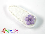 [Haarspange Blume]-[Haarspangen Haarklammer]-[HomeArtist]-[Haarschmuck]-[Haarclips]-[Baby]-Homeartist