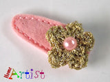 [Haarspange Blume]-[Haarspangen Haarklammer]-[HomeArtist]-[Haarschmuck]-[Haarclips]-[Baby]-Homeartist