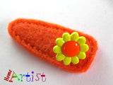 [Haarspange Blume]-[Haarspangen Haarklammer]-[HomeArtist]-[Haarschmuck]-[Haarclips]-[Baby]-Homeartist