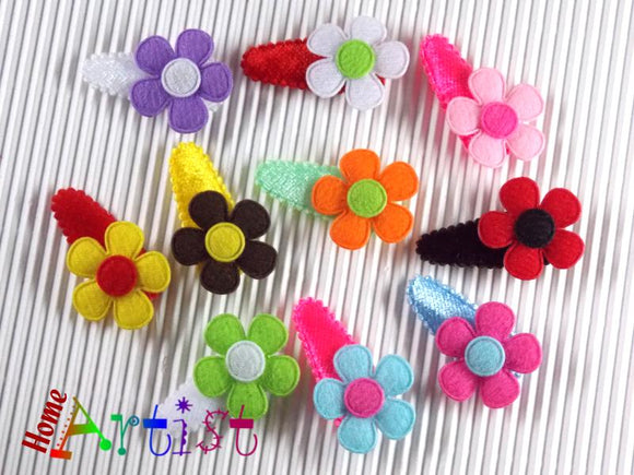 [Haarspange Blume]-[Haarspangen Haarklammer]-[HomeArtist]-[Haarschmuck]-[Haarclips]-[Baby]-Homeartist