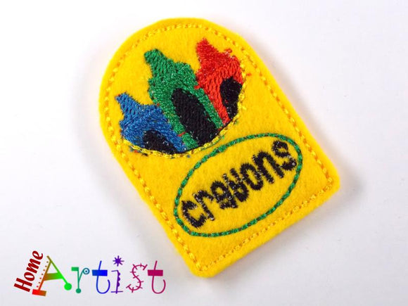 Crayons Haarspange 4cm- freie Farbwahl-Homeartist