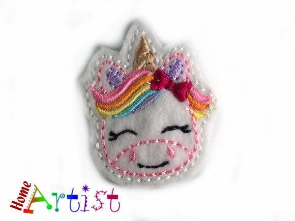 Unicorn Einhorn 4cm Haarspange - freie farbwahl-Homeartist