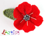 [Haarspange Blume]-[Haarspangen Haarklammer]-[HomeArtist]-[Haarschmuck]-[Haarclips]-[Baby]-Homeartist