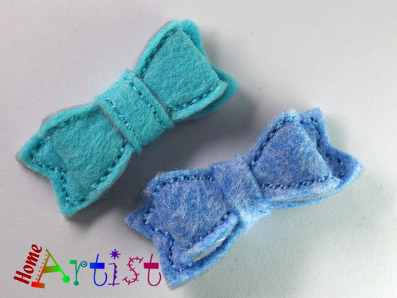 Mini Schleife baby Haarspange - freie Farbwahl-Homeartist
