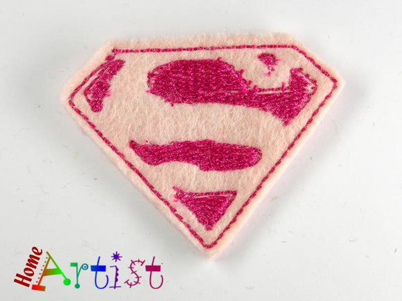 Superman Haarspange 4cm - freie Farbwahl-Homeartist