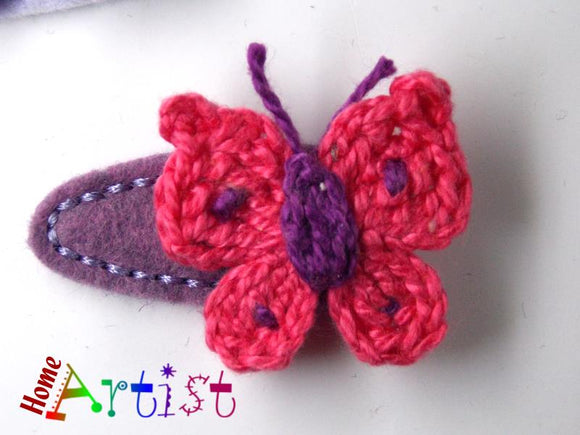 Haarspange Schmetterling Spange 3-4cm - freie Farbwahl-Homeartist