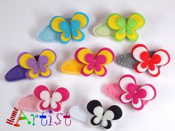 Haarspange Schmetterling 3-4cm - freie Farbwahl - Homeartist Haarspangen Kinder Babys