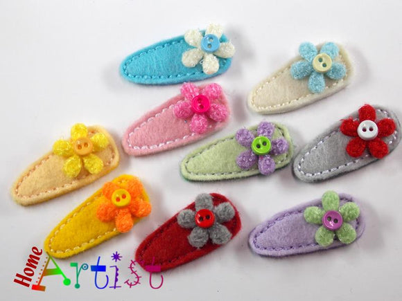 [Haarspange Blume]-[Haarspangen Haarklammer]-[HomeArtist]-[Haarschmuck]-[Haarclips]-[Baby]-Homeartist