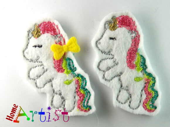 Unicorn Einhorn 4cm Haarspange - freie farbwahl-Homeartist