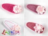 [Haarspange Blume]-[Haarspangen Haarklammer]-[HomeArtist]-[Haarschmuck]-[Haarclips]-[Baby]-Homeartist