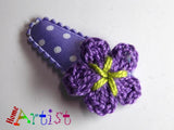 [Haarspange Blume]-[Haarspangen Haarklammer]-[HomeArtist]-[Haarschmuck]-[Haarclips]-[Baby]-Homeartist