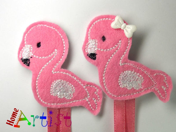 Haarspange Flamingo 4cm - freie Farbwahl-Homeartist