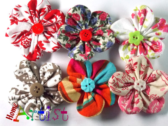 Blume Haargummi - freie Farbwahl - Homeartist Haarspangen Kinder Babys