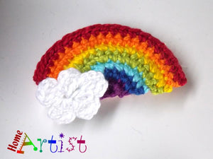 Regenbogen Haarspange 4cm Spange - freie farbwahl-Homeartist