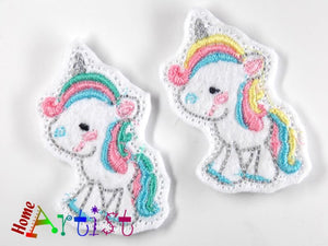 Unicorn Einhorn Haarspange -  freie farbwahl