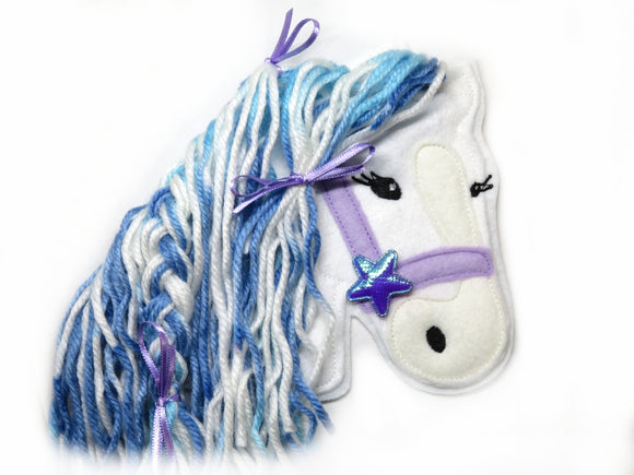 Applikation Pony Pferd Patch   - Freie Farbwahl