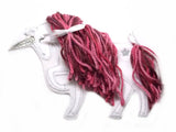 Einhorn Applikation Pony Pferd Patch    - Freie Farbwahl