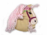 Applikation Pferd Pferdekopf gestickt Aufnäher Pony Kinder Mähne zum Flechten Mädchen Dekoration Schultasche Schultüte Pferde freie Farbwahl
