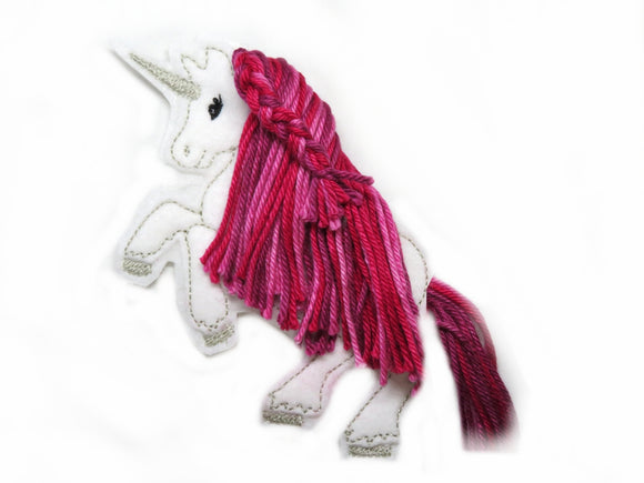 Einhorn Applikation Pony Pferd Patch    - Freie Farbwahl