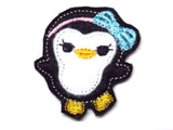 Haarspange Pinguin 4cm - freie Farbwahl-Homeartist