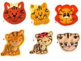 Tiger Haarspange 4cm - freie Farbwahl